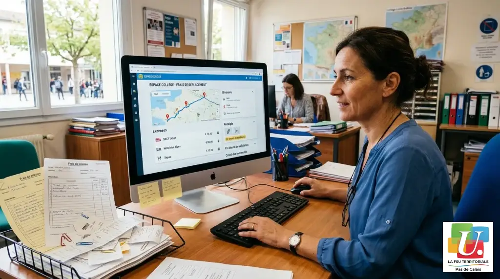 Gestion des frais de déplacement des agents en collège CD62