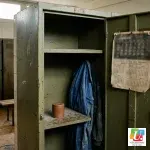 Casier de vestiaire d’agent de collège avec un calendrier